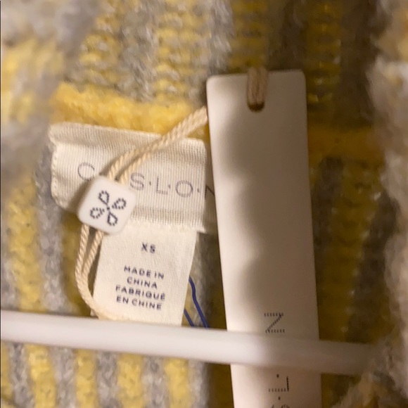 Caslon Turtleneck Sweater Yellow Grey Heather - Picture 5 of 7